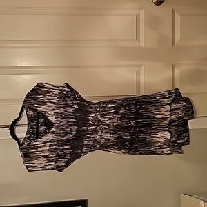 Express gray satin dress, loose fit from Express